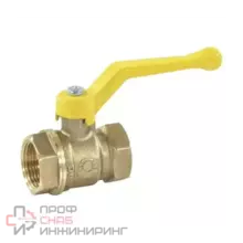 Кран шаровой лат Valfex газ 11Б27фтМ Ду32 Ру40 м/м полн рыч