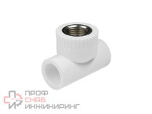 Тройник полипропиленовый комбинированный КОНТУР PP-R D20-3/4" в/р