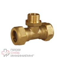 Тройник Stahlmann M 15х1/2х15 EF