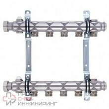 Коллектор для радиаторов Hansa НК 55 (7 контуров) (с запорно-регулирующей арматурой)