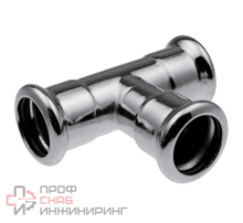 Тройник KAN-Therm press, Steel - 12-12-12 мм