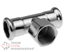 Тройник с внутренней резьбой KAN-Therm press Steel - 28xRp1x28 C1418