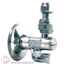 Кран 10х1/2' шаровой с фильтром с шарнирным соединением для смесителя с трубками