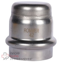 Заглушка Rommer ВПр 42 из нержавеющей стали