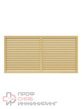 Решетка радиаторная ERA П60120Р, бежевая