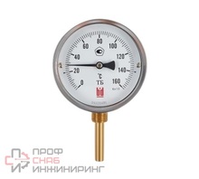 Термометр BD ТБ биметаллический 100Р/100 (0-160С)  G1/2, 1,5 рос