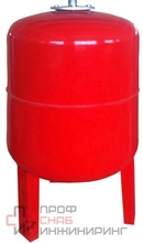 Бак расширительный SANTREK AQUA 35л на ножках, G1", ПЛАСТ. ФЛАНЕЦ, красный