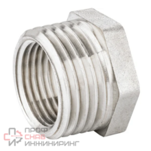 Футорка LD Pride DN15х8 (1/2" НР х 1/4" ВР) латунь никель