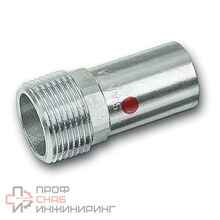 Переходник Sanha 24000 DN22-3/4" труба-резьба наружная сталь оцинкованная однораструбный