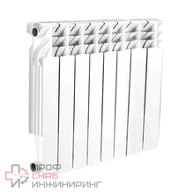 Радиатор биметаллический Ogint Plus BM 500 8 секций QНУ=960 Вт
