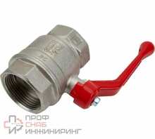 Кран шаровой VALFEX для ВОДЫ 1 1/4" ВР/ВР рычаг латунный 11Б27фт1М