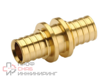 Муфта 20-20, WAAG Axial, надв.гильза-надв.гильза, латунь