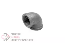 Угольник Fittex PLUS чугун Ду25 (1") м/м