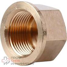 Заглушка, В, 1/2", бронза (RX)  с многогранником Viega