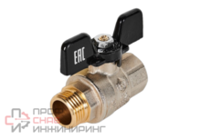 Кран шаровой полнопроходной, ВР/НР ручка бабочка 1/2