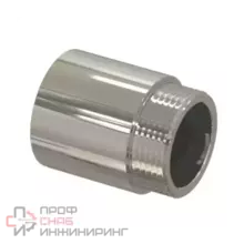 Удлинитель РосТурПласт лат Ду15 м/р L=20мм никель 25206