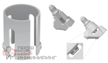 Втулка Debem PVDF (двигатель-насос) для бочковых насосов серии TR