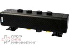 Коллектор стальной распределительный Stout SDG 2 отопительных контура в теплоизоляции DN 32