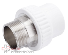 МУФТА ПП LAMMIN Д- 40*1,1/4" (5/4) наружная резьба под ключ