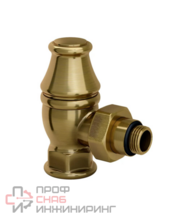 Запорный клапан SR Rubinetterie угловой серия "Liberty" 1/2"х3/4", цвет бронза