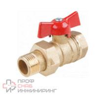 Кран шаровой 11Б27п1 Ду15 А31/1 вр/нр бабочка латунь БАЗ