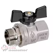 Кран НВ 3/4' бабочка NEW JERSEY серия 917 полный проход