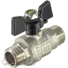 Кран шаровой 1/2 шш бабочка усиленный TIM