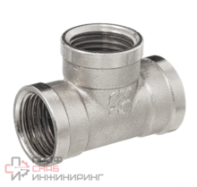 Тройник Баз 1/2В Т15В никель