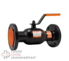 Кран шаровой ADL фланцевый DN20, PN16, БИВАЛ КШТ 10, сталь, с рычагом