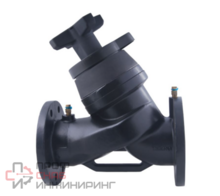 Клапан балансировочный ручной T-3020 фланцевый DN100 Kvs = 186.0 м3/ч Duyar