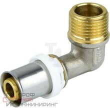 Угольник Aquasfera МП пресс лат Дн20х1/2"х90гр ВР 8007-03