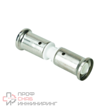 Муфта переходная HENCO ПВДФ пресс (белая) 26x16