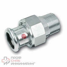 Сгон с плоским уплотнителем sanha 35x1 1/4 ВПр-НР 24333g