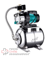 Насосная станция "LEO" EKJ-1002SSA5 с баком 24CTS из нержавеющей стали