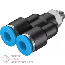 Y-тройник с цанговым зажимом и резьбой Festo QSY-M5-6