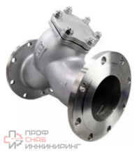 Фильтр сетчатый DN.ru FMY3231P-F Ду125 Ру16, Y-образный, корпус - нержавеющая сталь 316, фланцевый