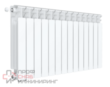 Радиатор биметаллический Rifar Base Ventil 500/14, левое подключение (без H-образного узла)