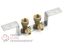 Угольник настенный, В, 1/2, 16 x 2,2, на кронштейне Rehau