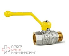 Кран шаровой латунный ГАЗ LD Pride Ду32 Ру25 ВН ручка