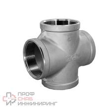 Крестовина нержавеющая Newkey, AISI304 DN32 (1_1/4")  (CF8)  PN16