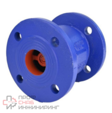 Клапан обратный DN.ru VCS1313N-F Ду150 Ру16 фланцевый, пружинный, корпус - чугун, диск - чугун, уплотнение - NBR