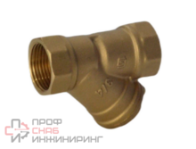 Фильтр сетчатый Y-образный латунь ФС Ду15 Ру20 м/м со сливной пробкой SantechSystems