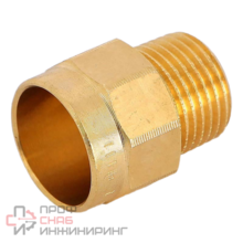 Переход на наружную резьбу 22х1/2", бронза Viega, модель 94243G