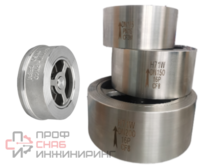 Клапан обратный межфланцевый Сага DN100 (4") (114,3мм) AISI316