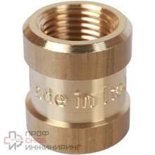 Муфта Stout латунная ВР/ВР "1/8"
