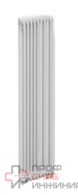 Трубчатый радиатор ТЕПЛОФОРТ трехтрубный, габаритная высота секции 1805 мм (межосевое расстояние 1730мм)  8 секций, нижнее подключение ½”, термовставка, цвет белый глянец