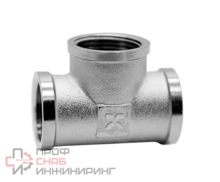 Тройник 1/2"ВР ник. IVANCI