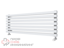 Радиатор КЗТО QUADRUM 40 H-300-20 R, цвет: 1T104S9016 (белый муар)  настенное исполнение, подключение: нижнее правостороннее (под H-узел, изготавливается без термоклапана)