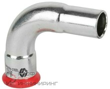 Угольник-пресс MVI 90° ВН оцинкованная сталь Ду35