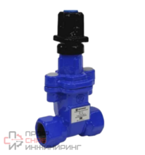 Задвижка Benarmo ответв чуг Ду40 Ру16 80C м/м п/Т-ключ